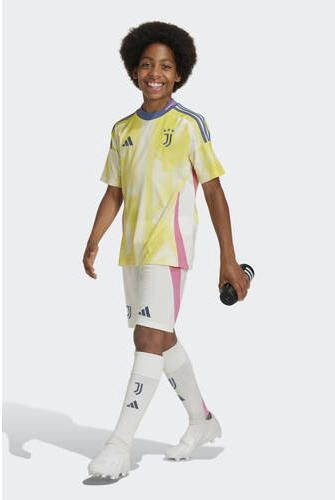Adidas Perfor ce Junior Juventus FC voetbalshort Uit Sportbroek Wit Polyester 152 - Foto 2