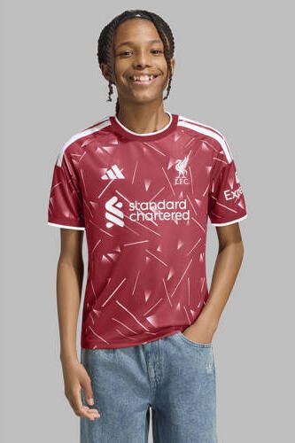 Adidas Perfor ce Junior Liverpool FC voetbalshirt Thuis Sport t-shirt Rood Polyester Ronde hals - Foto 8