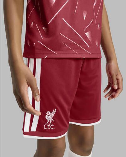 Adidas Perfor ce Junior Liverpool FC voetbalshort Thuis Sportbroek Rood Polyester - Foto 8