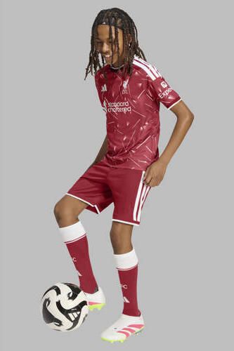 Adidas Perfor ce Junior Liverpool FC voetbalshort Thuis Sportbroek Rood Polyester - Foto 9