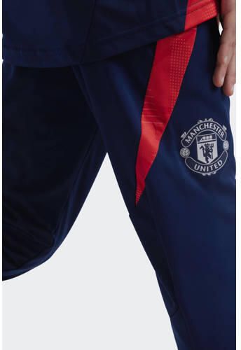 Adidas Perfor ce Junior chester United trainingsbroek Sportbroek Blauw Polyester 128