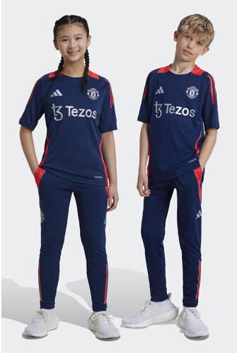 Adidas Perfor ce Junior chester United trainingsbroek Sportbroek Blauw Polyester 128 - Foto 3