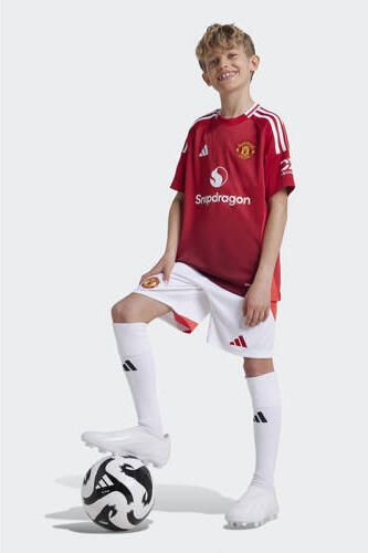 Adidas Perfor ce Junior chester United voetbalshirt Sport t-shirt Rood Polyester Ronde hals 128 - Foto 3