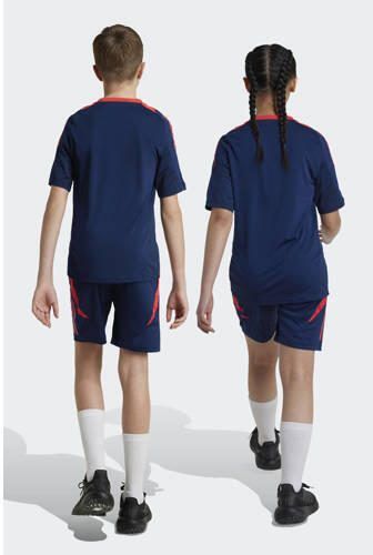 Adidas Perfor ce Junior chester United voetbalshort Sportbroek Blauw Polyester 128 - Foto 2