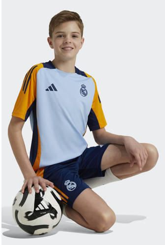 Adidas Perfor ce Junior Real Madrid voetbalshort training Sportbroek Blauw Polyester 164 - Foto 9
