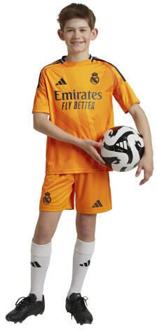 Adidas Perfor ce Junior Real Madrid voetbalshort uit Sportbroek Oranje Polyester 152 - Foto 2