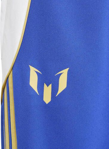 Adidas Perfor ce Junior sportbroek Messi blauw Polyester 116 - Foto 1
