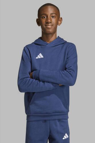 Adidas Perfor ce Junior sporthoodie Entrada26 donkerblauw Sportsweater - Foto 8