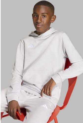 Adidas Perfor ce Junior sporthoodie Entrada26 grijs Sportsweater - Foto 8