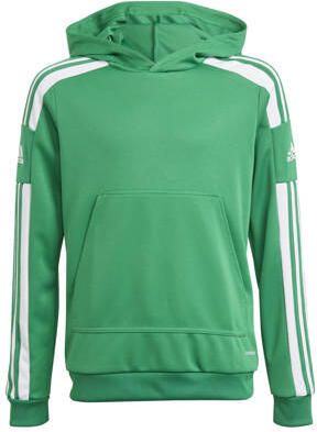 Adidas Perfor ce Junior sportsweater Squad 21 groen Polyester Capuchon 140