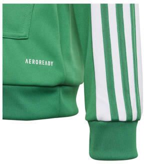 Adidas Perfor ce Junior sportsweater Squad 21 groen Polyester Capuchon 140 - Foto 2