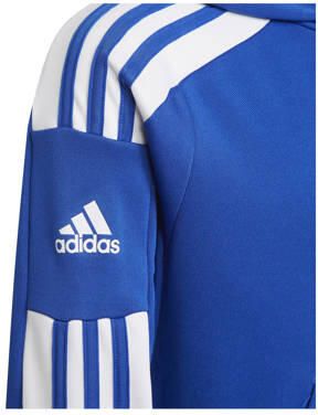 Adidas Perfor ce Junior sportsweater Squad 21 kobaltblauw Polyester Capuchon 140 - Foto 3