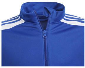 Adidas Perfor ce Junior sportvest Squadra 21 blauw wit Polyester Opstaande kraag 140 - Foto 6
