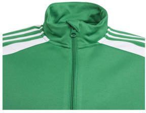 Adidas Perfor ce Junior sportvest Squadra 21 groen wit Polyester Opstaande kraag 152