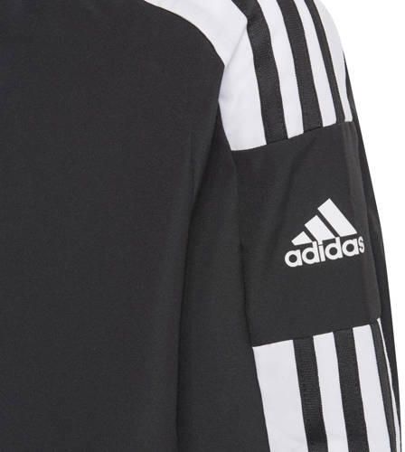 Adidas Perfor ce Junior sportvest Squadra 21 zwart wit Polyester Opstaande kraag 164 - Foto 3