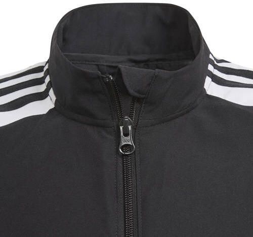 Adidas Perfor ce Junior sportvest Squadra 21 zwart wit Polyester Opstaande kraag 164 - Foto 2