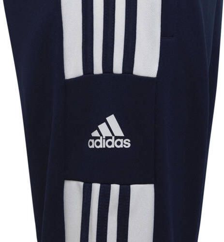 Adidas Perfor ce Junior trainingsbroek Squadra 21 donkerblauw wit Sportbroek Polyester 128