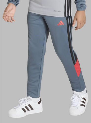 Adidas Perfor ce Junior trainingsbroek Tiro26 grijs Sportbroek Polyester