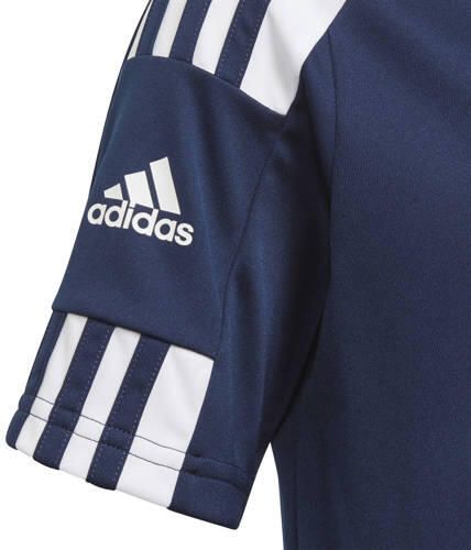 Adidas Perfor ce Junior voetbalshirt Squad 21 donkerblauw Sport t-shirt Polyester Ronde hals 116