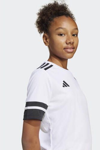 Adidas Perfor ce Junior voetbalshirt Squadra 25 wit zwart Sport t-shirt Polyester Ronde hals - Foto 3