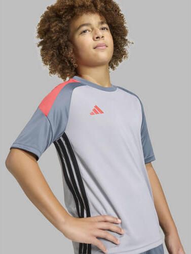 Adidas Perfor ce junior voetbalshirt Tiro grijs Sport t-shirt Polyester Ronde hals - Foto 2