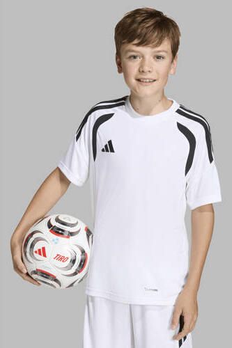 Adidas Perfor ce junior voetbalshirt Tiro26 wit Sport t-shirt Polyester Ronde hals
