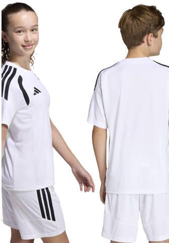 Adidas Perfor ce junior voetbalshirt Tiro26 wit Sport t-shirt Polyester Ronde hals - Foto 3