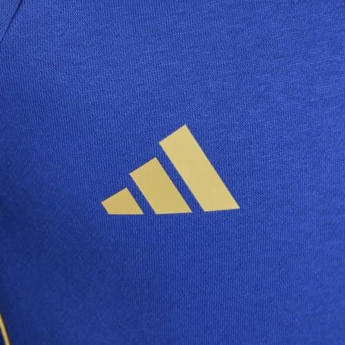 Adidas Perfor ce Junior voetbalsweater Messi blauw Sportsweater Katoen Capuchon 116