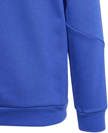 Adidas Perfor ce Junior voetbalsweater Messi blauw Sportsweater Katoen Capuchon 116 - Foto 3