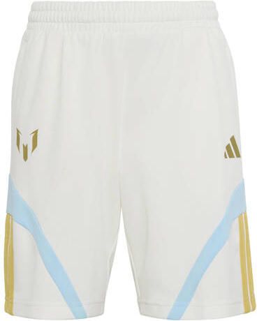 Adidas Perfor ce Messi Tiro voetbalshort wit Sportbroek Polyester