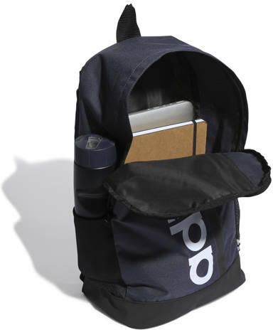 Adidas Perfor ce rugzak Linear BP 22L donkerblauw zwart wit Polyester