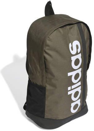 Adidas Perfor ce rugzak Linear BP 22L groen zwart wit Polyester