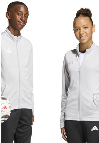 Adidas Perfor ce trainingsjack Entrada26 lichtgrijs Sportvest Polyester Opstaande kraag - Foto 8
