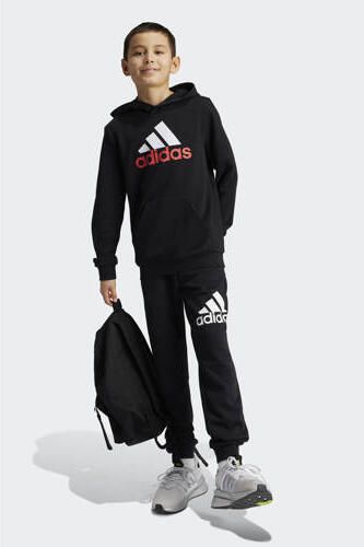 Adidas Sportswear hoodie zwart Sweater Logo 128 | Sweater van - Foto 3