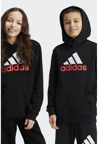 Adidas Sportswear hoodie zwart Sweater Logo 128 | Sweater van