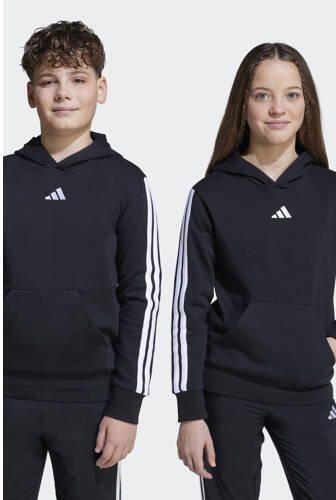 Adidas Sportswear hoodie zwart wit Sweater Effen - Foto 12