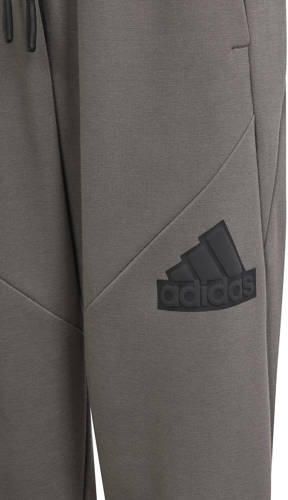 Adidas Sportswear joggingbroek grijs zwart Katoen Effen 128 - Foto 3