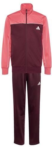 Adidas Sportswear trainingspak donkerrood Polyester Opstaande kraag