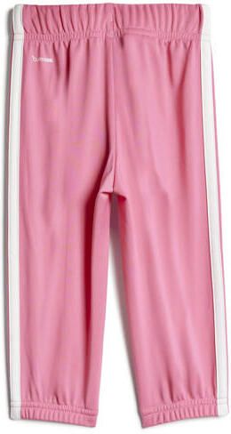 Adidas Sportswear joggingpak met opstaande kraag roze wit Meerkleurig - Foto 3