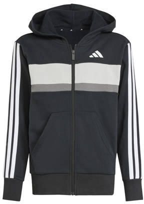 Adidas Sportswear joggingpak zwart wit Trainingspak Katoen Capuchon - Foto 3