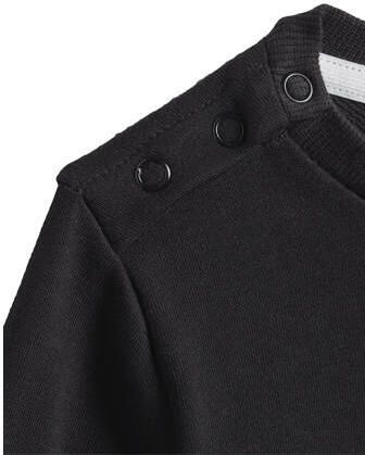 Adidas Sportswear joggingpak zwart wit Trainingspak Katoen Ronde hals 104 - Foto 4