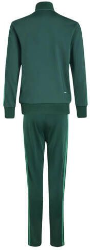 Adidas Sportswear junior trainingspak groen Polyester Opstaande kraag - Foto 3