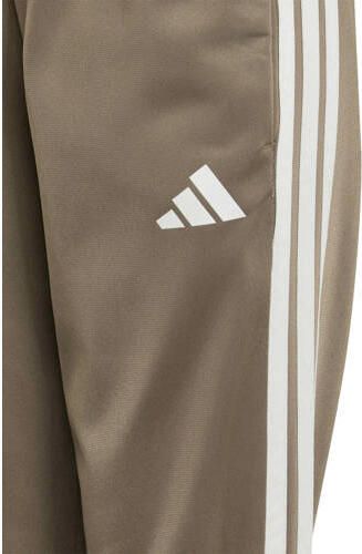 Adidas Sportswear junior trainingspak kaki Groen Polyester Opstaande kraag - Foto 3