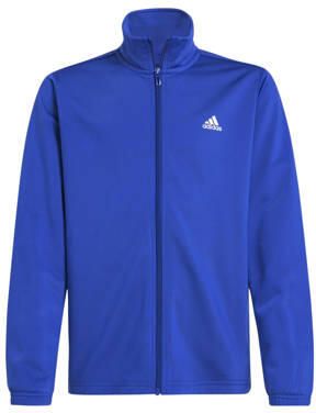 Adidas Sportswear Junior trainingspak kobalt Blauw Polyester Opstaande kraag 164 - Foto 3