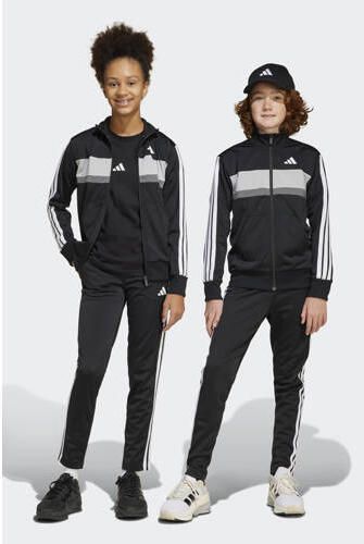 Adidas Sportswear Junior trainingspak zwart wit Polyester Opstaande kraag - Foto 7