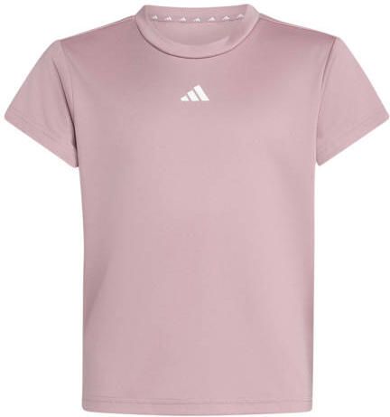 Adidas Sportswear junior voetbalshirt roze Sport t-shirt Meisjes Polyester Ronde hals