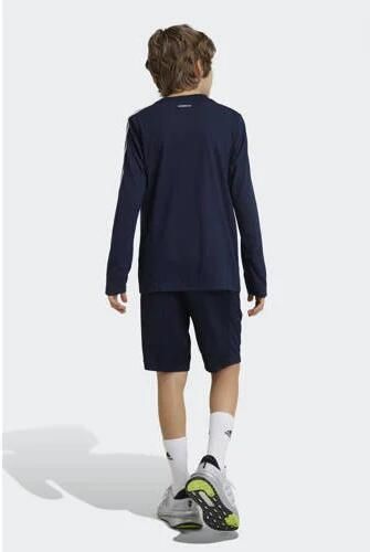 Adidas Sportswear Junior voetbalshort donkerblauw Sportbroek Polyester 128 - Foto 2