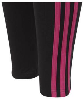Adidas Sportswear legging zwart donkerroze Broek Meisjes Katoen Effen 164
