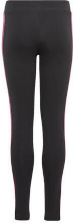 Adidas Sportswear legging zwart donkerroze Broek Meisjes Katoen Effen 164 - Foto 3