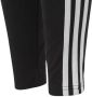 Adidas Sportswear legging zwart wit Broek Meisjes Katoen Effen 128 - Thumbnail 1